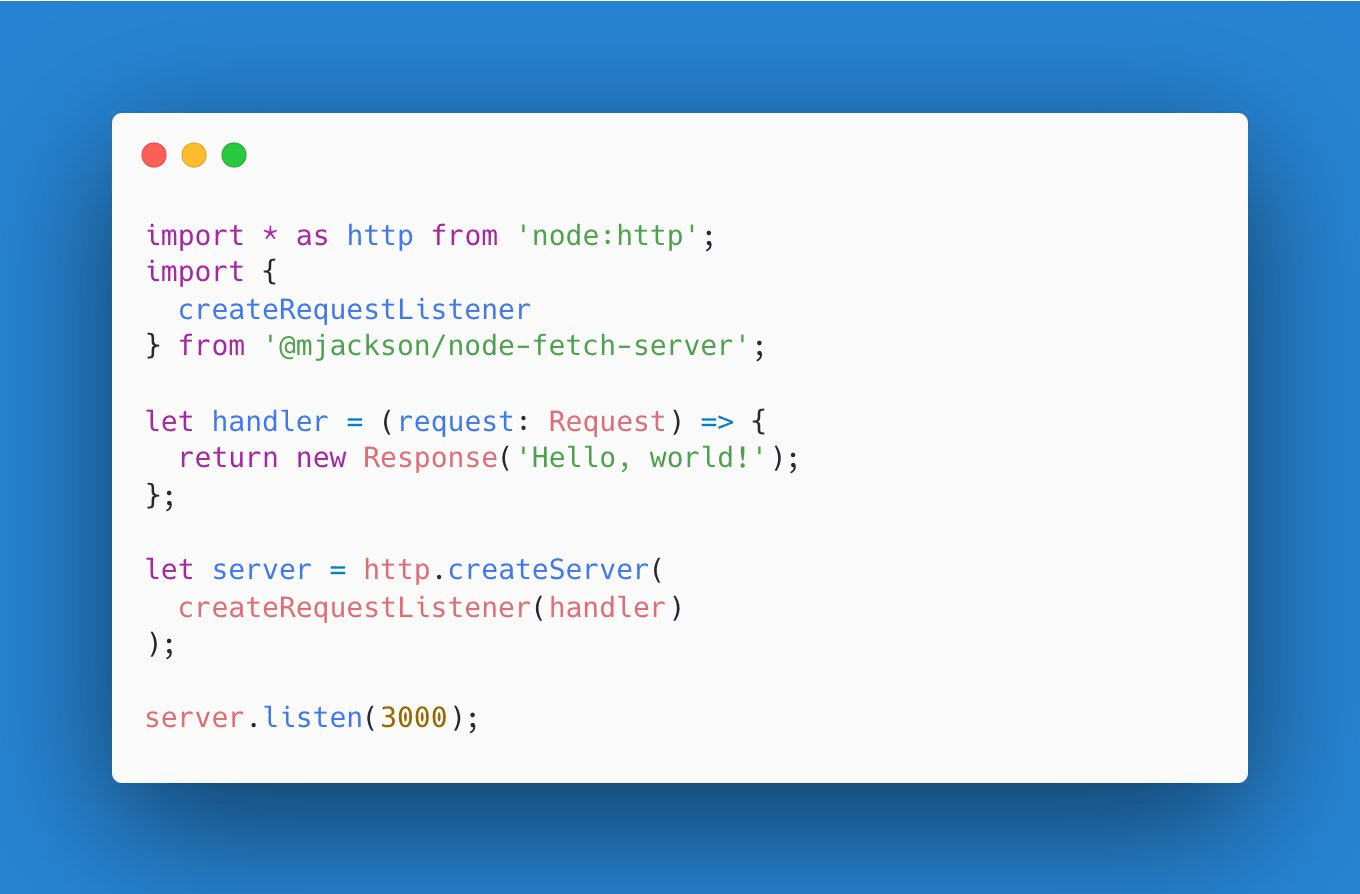node-fetch-server npm package